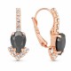 Komplekts sievietēm „Leonora II (Jet Hematite)“ ar Preciosa® kristāliem