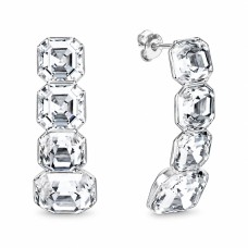 Sudraba auskari „Imperial“ ar Swarovski™ kristāliem