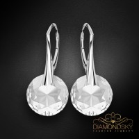 Sudraba auskari "Marianna" ar Swarovski™ kristāliem