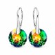 Sudraba auskari „Marianne (Vitrail Medium)“ ar Swarovski® kristāliem