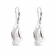 Sudraba auskari „Hiperboreja“ ar Swarovski® kristāliem