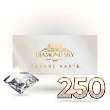 Diamond Sky dāvanu karte 250 eiro vērtībā