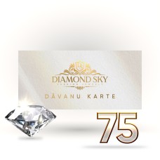 Diamond Sky dāvanu karte 75 eiro vērtībā