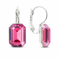 Earrings “Lourdes (Rose Diamond Touch Light)” created with Crystals by Swarovski®