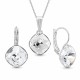 Komplekts sievietēm „Žilbinošais Mirdzums IV“ ar Swarovski® kristāliem