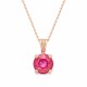 Kulons „Juno (Lotus Pink DeLite)“ ar Swarovski® kristāliem