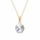 Kulons „Clarice II (Silver Night)“ ar Swarovski® kristāliem