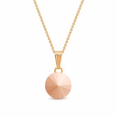Кулон «Кларис II (Rose Gold)» с кристаллами Сваровски™