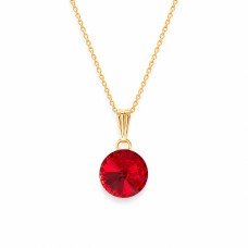 Кулон «Кларис II (Light Siam)» с кристаллами Swarovski®
