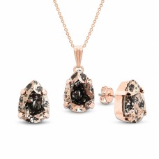 Komplekts sievietēm „Venus II (Rose Patina)“ ar Swarovski® kristāliem