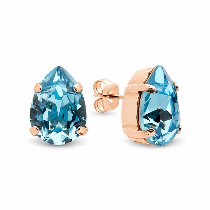 Komplekts sievietēm „Venus II (Aquamarine)“ ar Swarovski® kristāliem