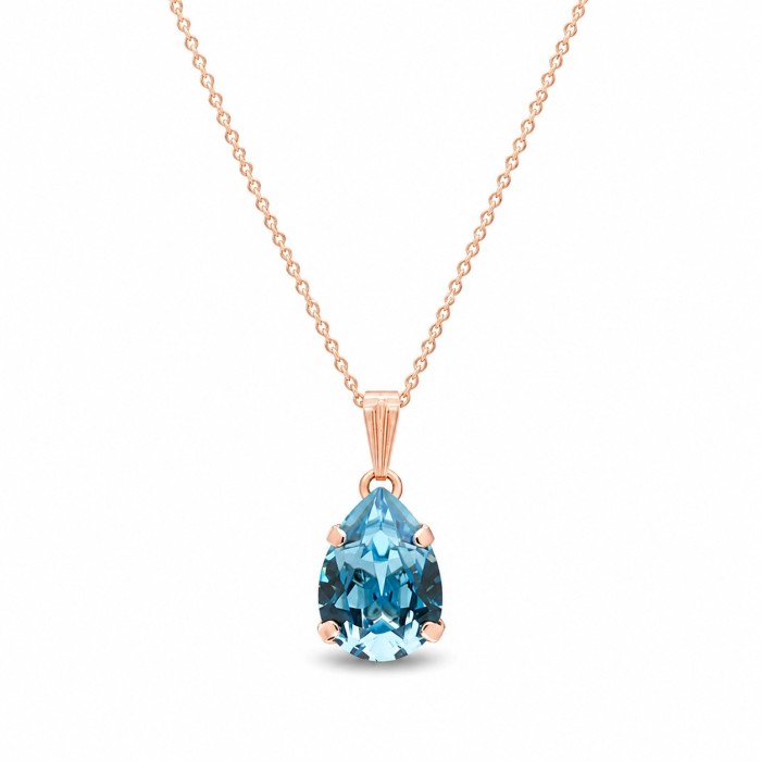 Komplekts sievietēm „Venus II (Aquamarine)“ ar Swarovski® kristāliem