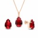 Komplekts sievietēm „Venus II (Siam)“ ar Swarovski® kristāliem