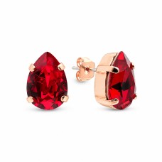 Earrings “Venus II (Siam)” created with Crystals by Swarovski®