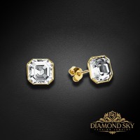 Sudraba auskari "Imperial II" ar Swarovski™ kristāliem
