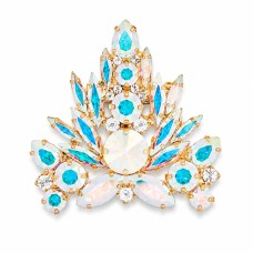 Broša „Kristāla Zars II“ ar Swarovski™ kristāliem