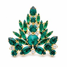 Broša „Kristāla Zars II“ ar Swarovski™ kristāliem