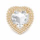 Broša „Kristāla Sirds“ ar Swarovski™ kristāliem