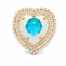 Brošs „Kristāla Sirds“ ar Swarovski™ kristāliem