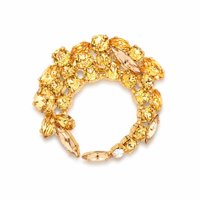 Brošs „Kristāla Zars“ ar Swarovski™ kristāliem
