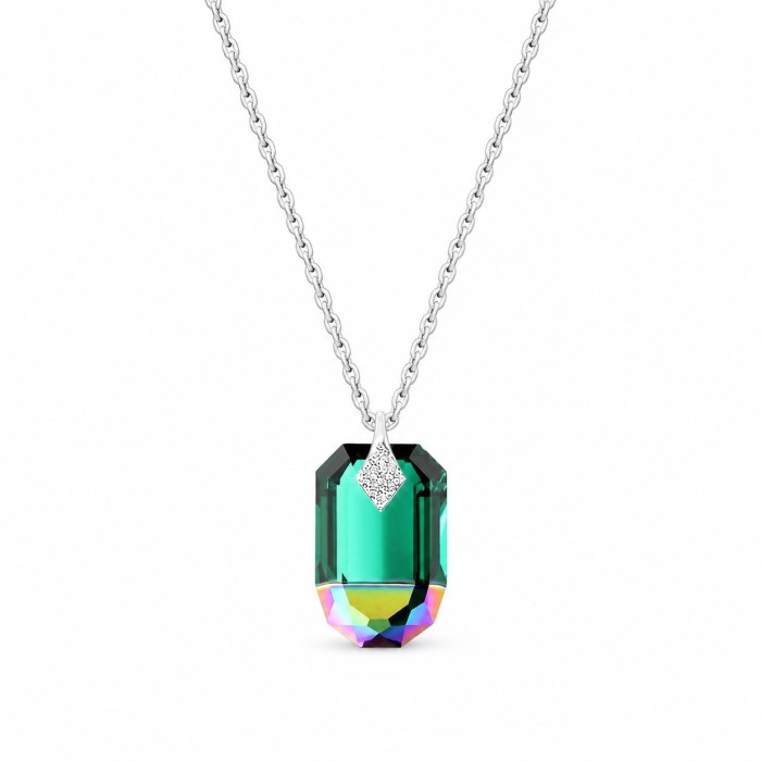 925 Sterling Silver Pendant “Symbiosis (Emerald Scarabaeus Greeen)” created with Crystals by Swarovski®