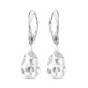 Sudraba auskari „Mēness Gaisma“ ar Swarovski® kristāliem