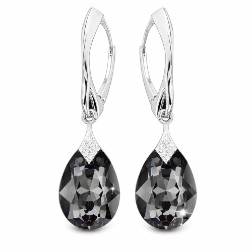 Sudraba auskari „Mēness Gaisma (Silver Night)“