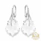 Sudraba auskari „Baroka VI“ ar Swarovski® kristāliem
