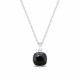 Sudraba kulons „Glare (Jet)“ ar Swarovski® kristāliem