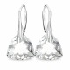 Sudraba auskari „Vakara Mirdzums“ ar Swarovski® kristāliem