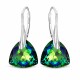 Sudraba auskari „Vakara Mirdzums (Vitrail Medium)“ ar Swarovski® kristāliem