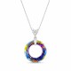 Sudraba kulons „Cosmic Ring (Volcano)“ ar Swarovski™ kristāliem
