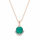 Kulons „Clarice V (Emerald)“ ar Preciosa® kristāliem