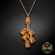 Komplekts "Amber II (Light Amber)" ar Swarovski™ kristāliem