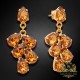 Komplekts "Amber II (Light Amber)" ar Swarovski™ kristāliem