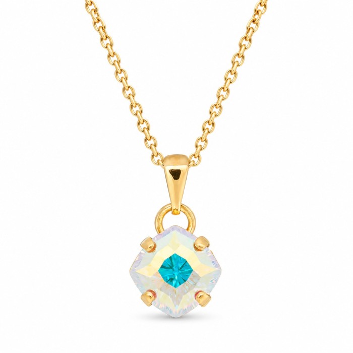 Komplekts sievietēm „Maģiskais Kvadrāts (Aurora Borealis)“ ar Swarovski® kristāliem