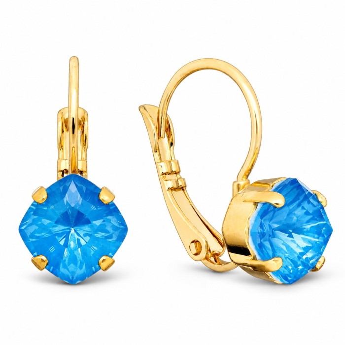 Komplekts sievietēm „Maģiskais Kvadrāts (Electric Blue Ignite)“ ar Swarovski® kristāliem