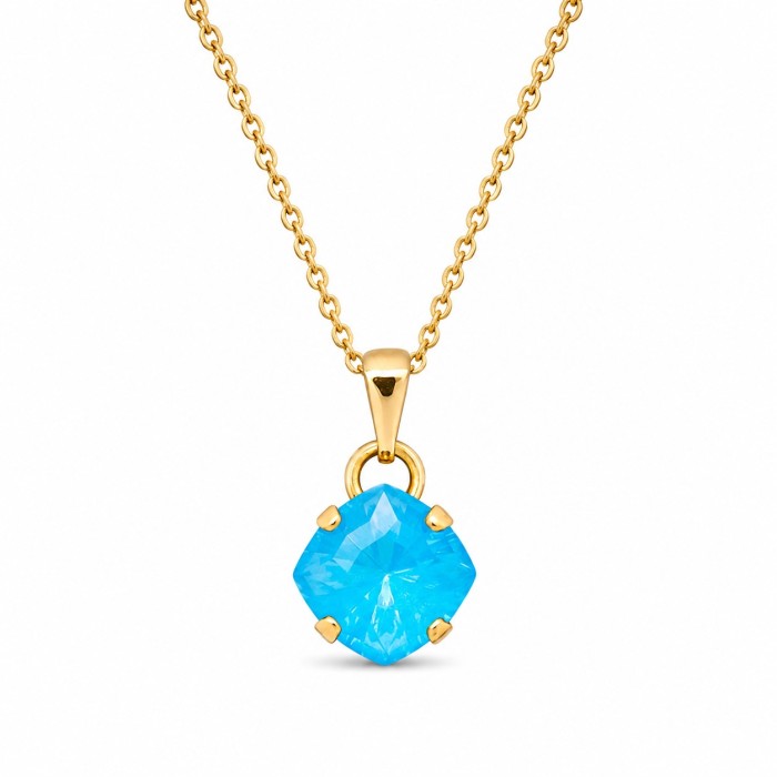 Komplekts sievietēm „Maģiskais Kvadrāts (Electric Blue Ignite)“ ar Swarovski® kristāliem
