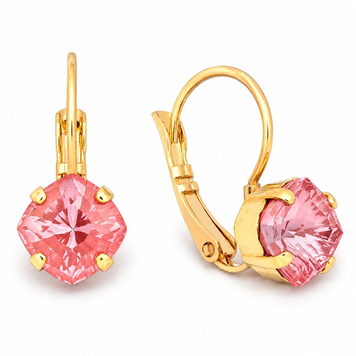 Komplekts sievietēm „Maģiskais Kvadrāts (Maroon Ignite)“ ar Swarovski® kristāliem