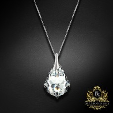 Sudraba kulons "Baroka V (Comet Argent Light)" ar Swarovski™ kristāliem