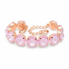 Apyrankė moterims DiamondSky „Vortex (Soft Rose Ignite)“ su Swarovski kristalais