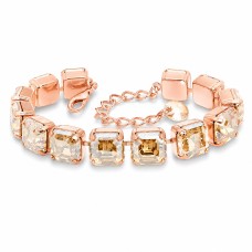 Bracelet “Imperial” (Golden Shadow) created with Crystals by Swarovski®