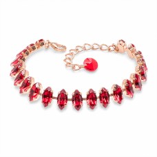 Apyrankė moterims DiamondSky „Ornella II (Light Siam)“ su Swarovski kristalais