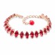 Aproce „Ornella II (Light Siam)“ ar Swarovski® kristāliem