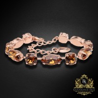 Aproce "Šiks II (Light Amber)" ar Swarovski™ kristāliem