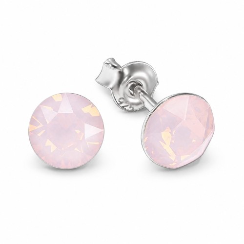 Sudraba auskari „Klasika (Rose Water Opal)“