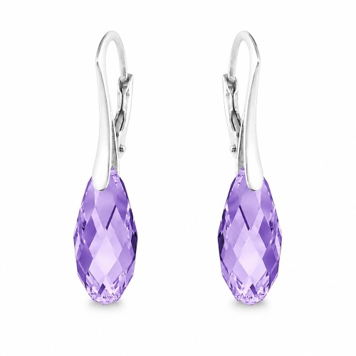 Серебряные серьги 925 пробы «Аншанте (Tazanite)»