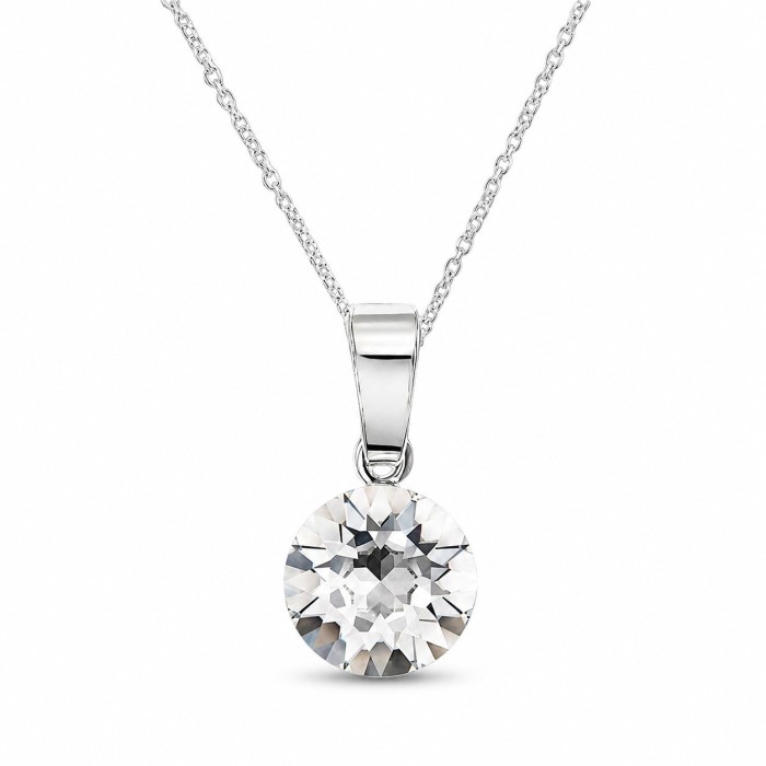 Sudraba kulons „Klasika“ ar Swarovski® kristāliem