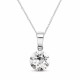 Sudraba kulons „Klasika“ ar Swarovski® kristāliem