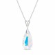 Sudraba kulons „Rainbow Waterfall (Aurora Borealis)“ ar Swarovski® kristāliem